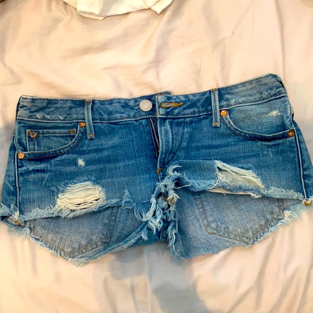 True Religion jean shorts
